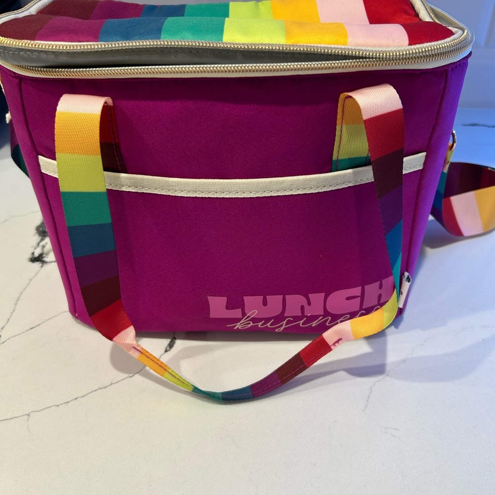 Tabitha Brown - Cute Vibrant Lunch Tote Bag Straps